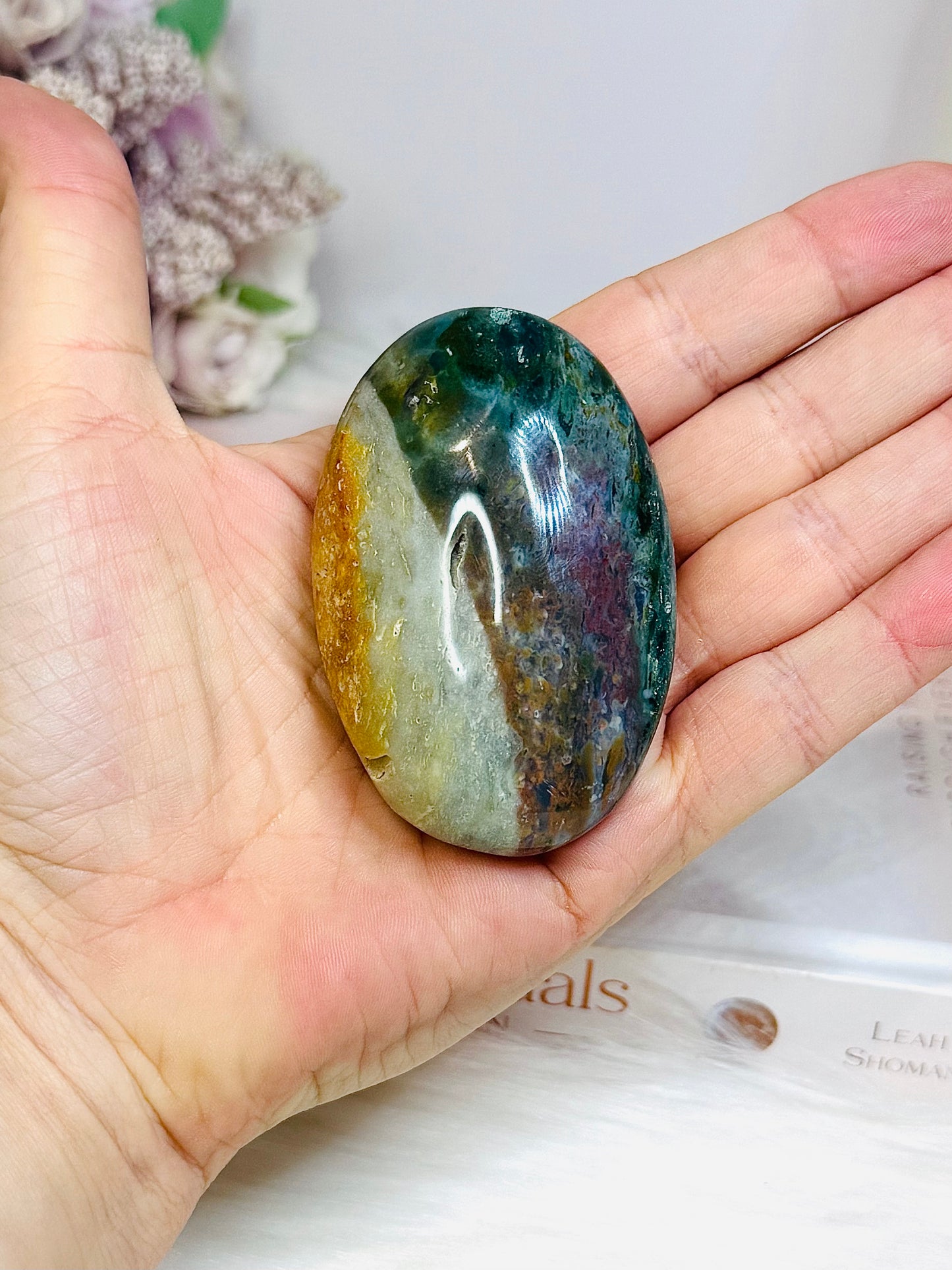 Ocean Jasper Palm Stone
