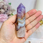 Crazy Lace Amethyst Tower 10.5cm