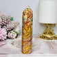 Crazy Lace Agate Tower 12cm