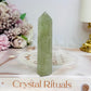 Prasiolite (green amethyst) Tower 9cm