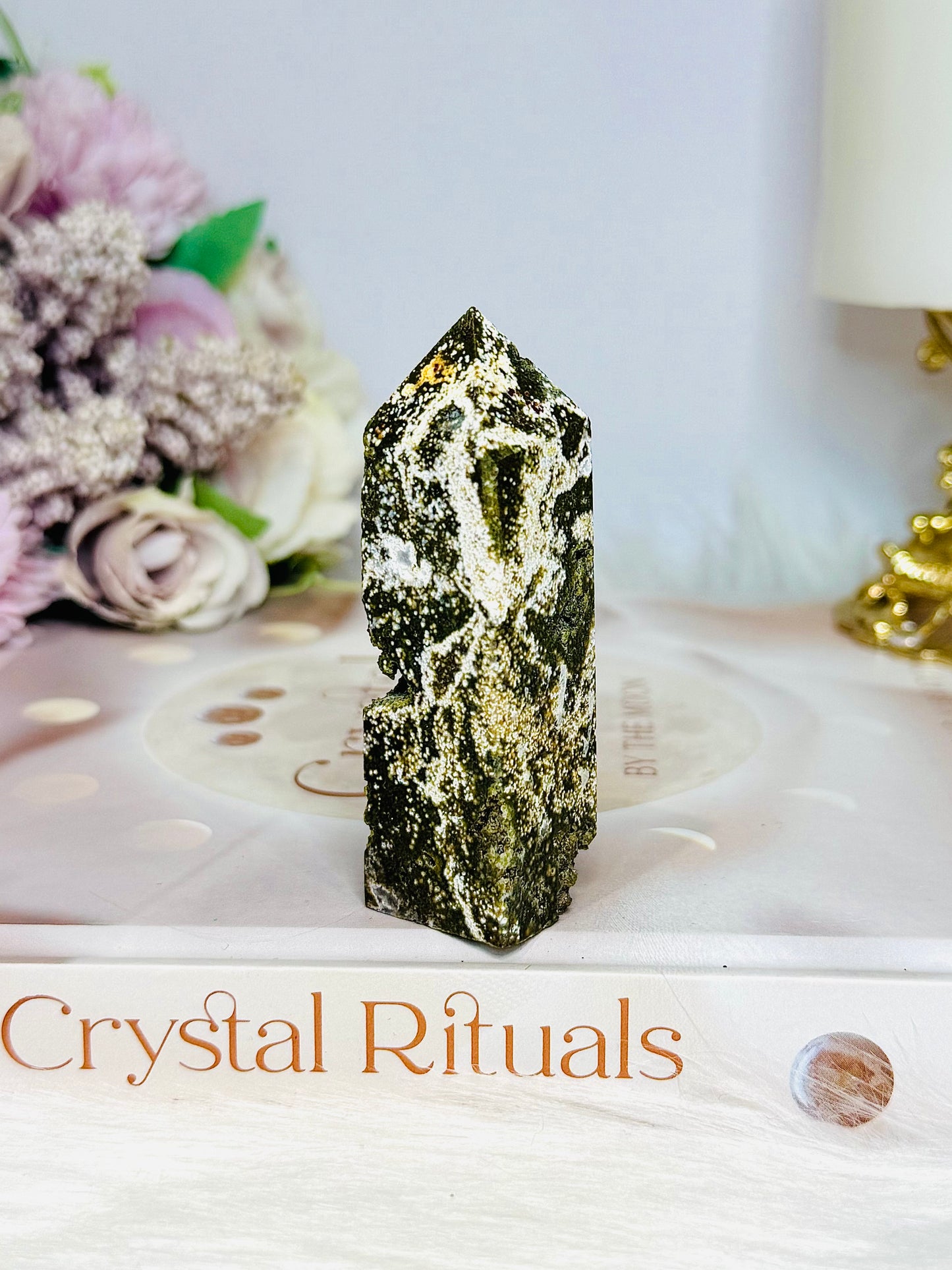 Druzy Ocean Jasper Tower 7cm
