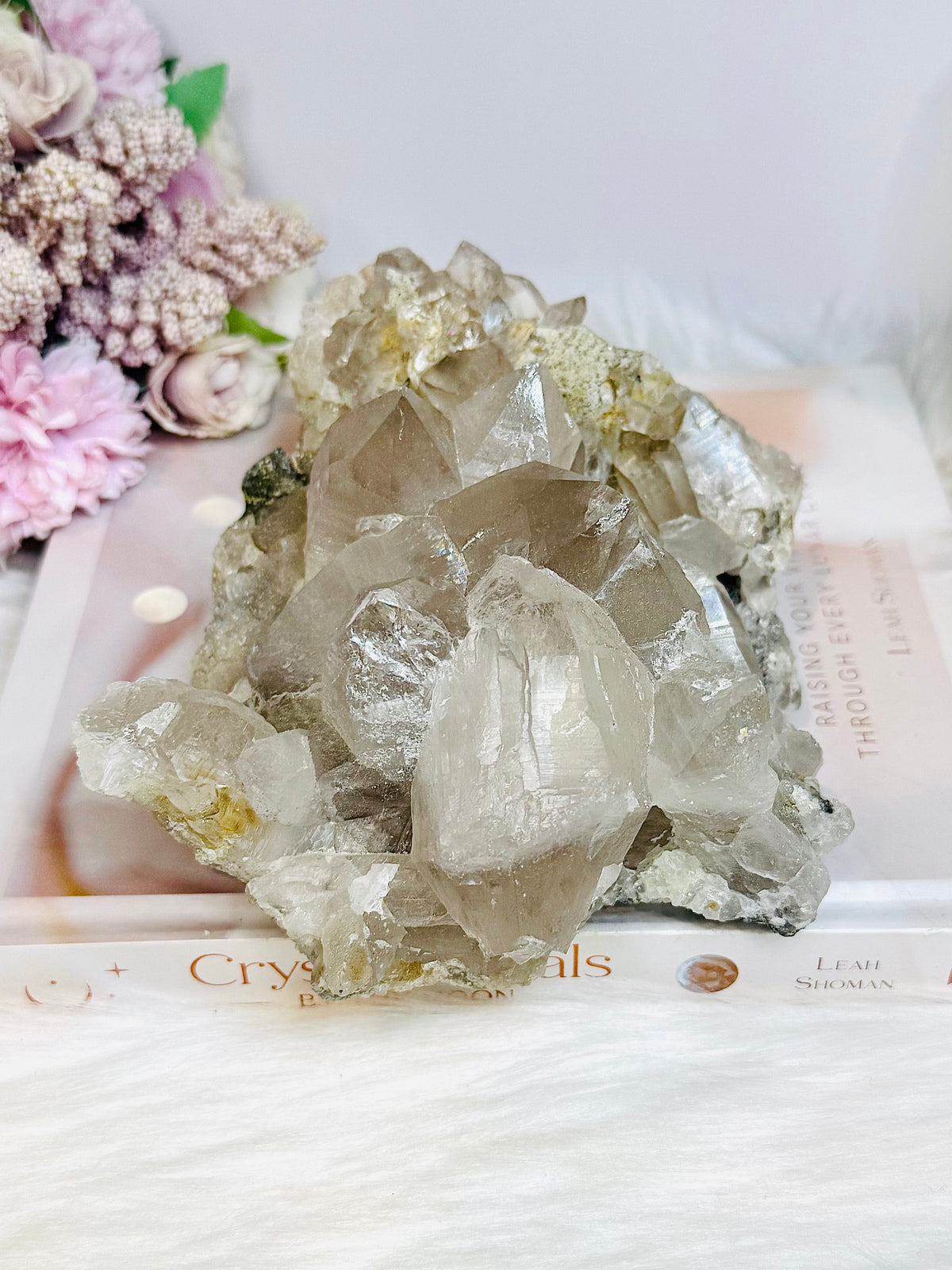 Large Smokey Quartz Natural Cluster 1.3KG