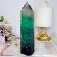 Incredibly Gorgeous Chunky Large Fluorite Tower 16cm