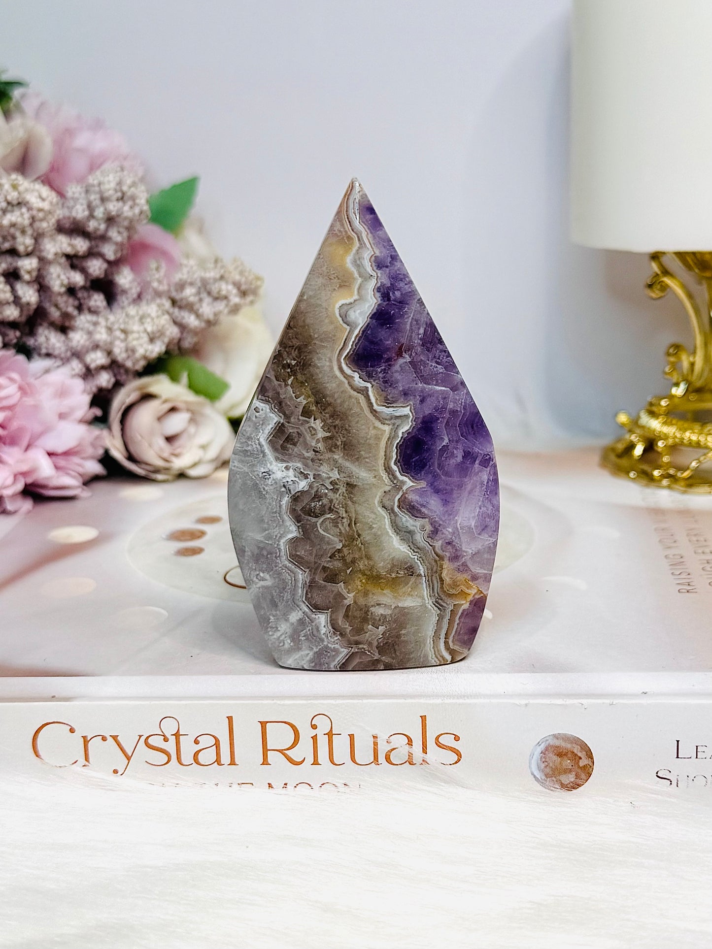 Crazy Lace Amethyst Flame 9cm