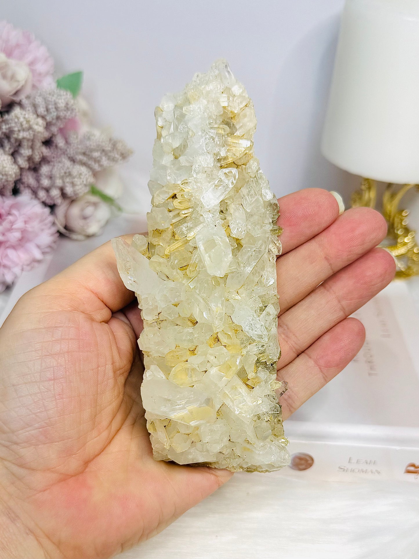 Natural Clear Quartz Cluster 13.5cm