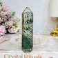 Green Dentrictic Agate Tower 9cm