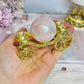 Gold Carriage with Angel Aura Sphere 9.5cm