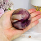 Large Mookaite Jasper Sphere on Stand 347g
