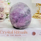 Large Purple Lepidolite Carved Skull 10cm 681grams