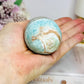 Blue Caribbean Calcite Druzy Egg On Stand 8cm 263g