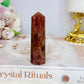 Strawberry Quartz Tower | Point 7.5cm