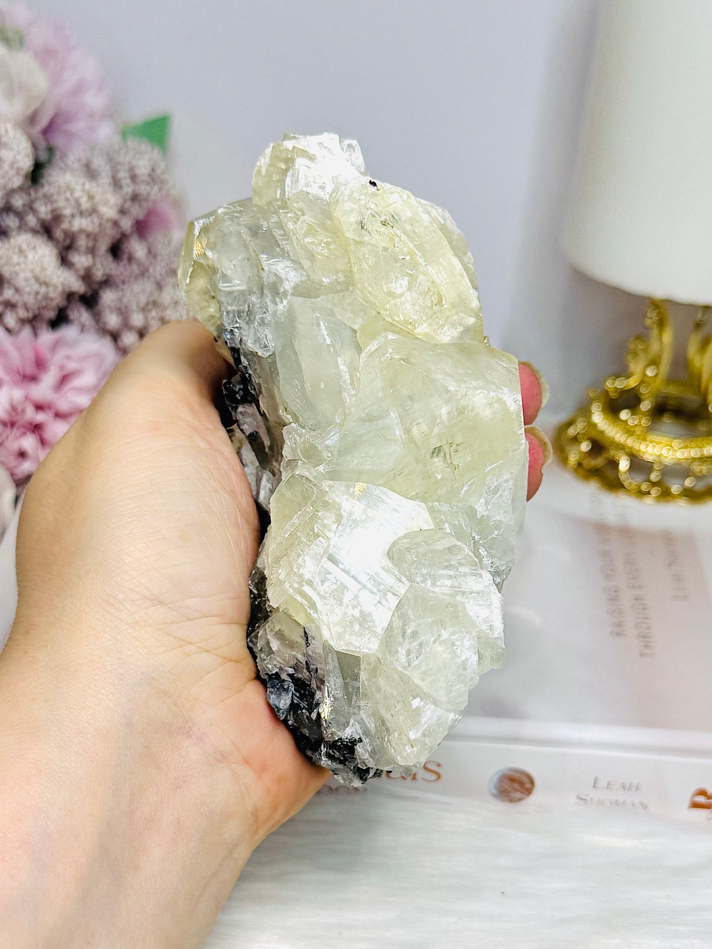 Natural Calcite Specimen (UV Reactive) 12cm 475g