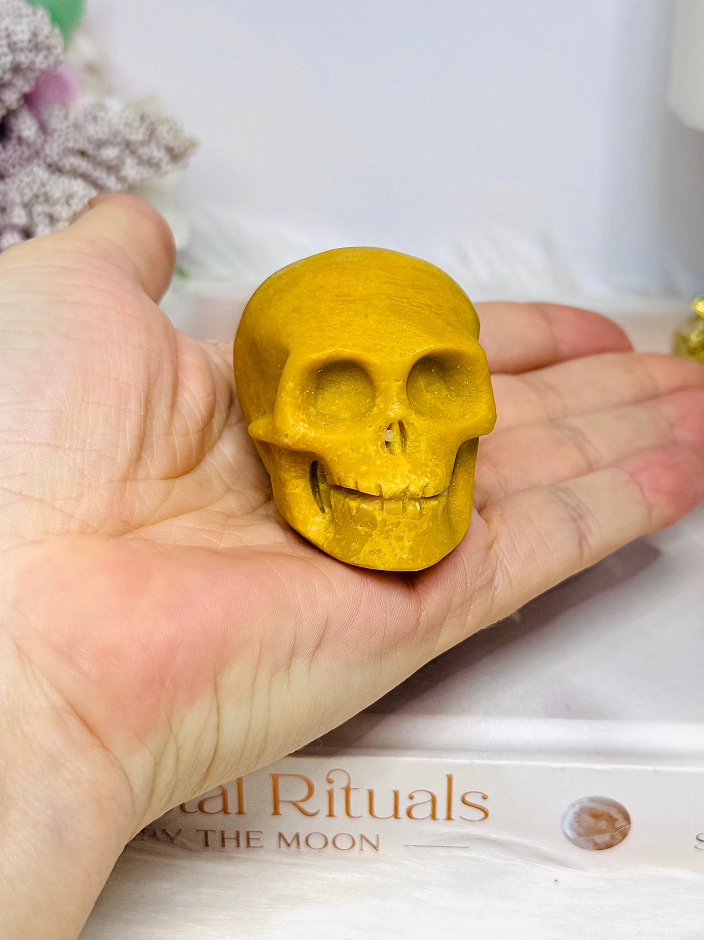 Jasper Carved Skull 6cm