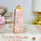 Pink Peruvian Rhodonite Tower 9cm