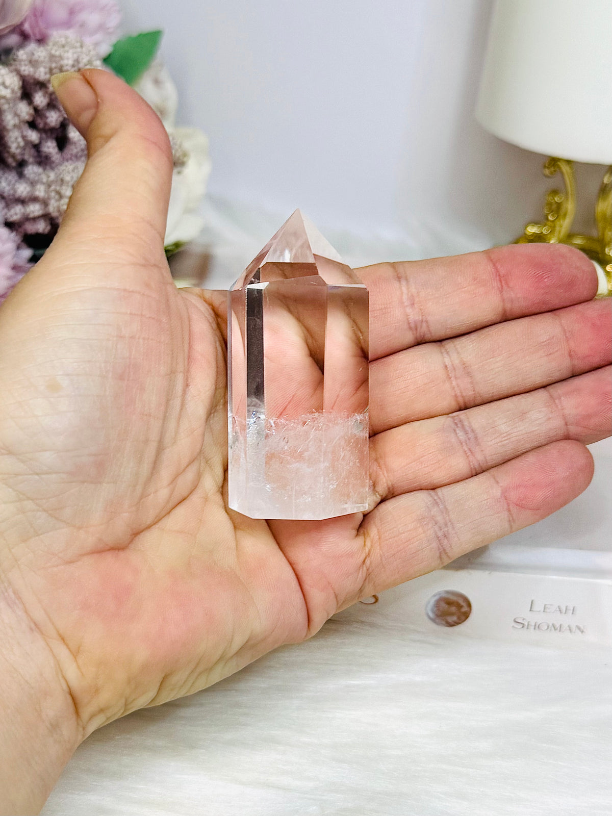 Clear Quartz Tower 6.5cm