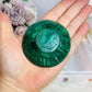 AAA Grade Malachite Carved Bowl 7.5cm