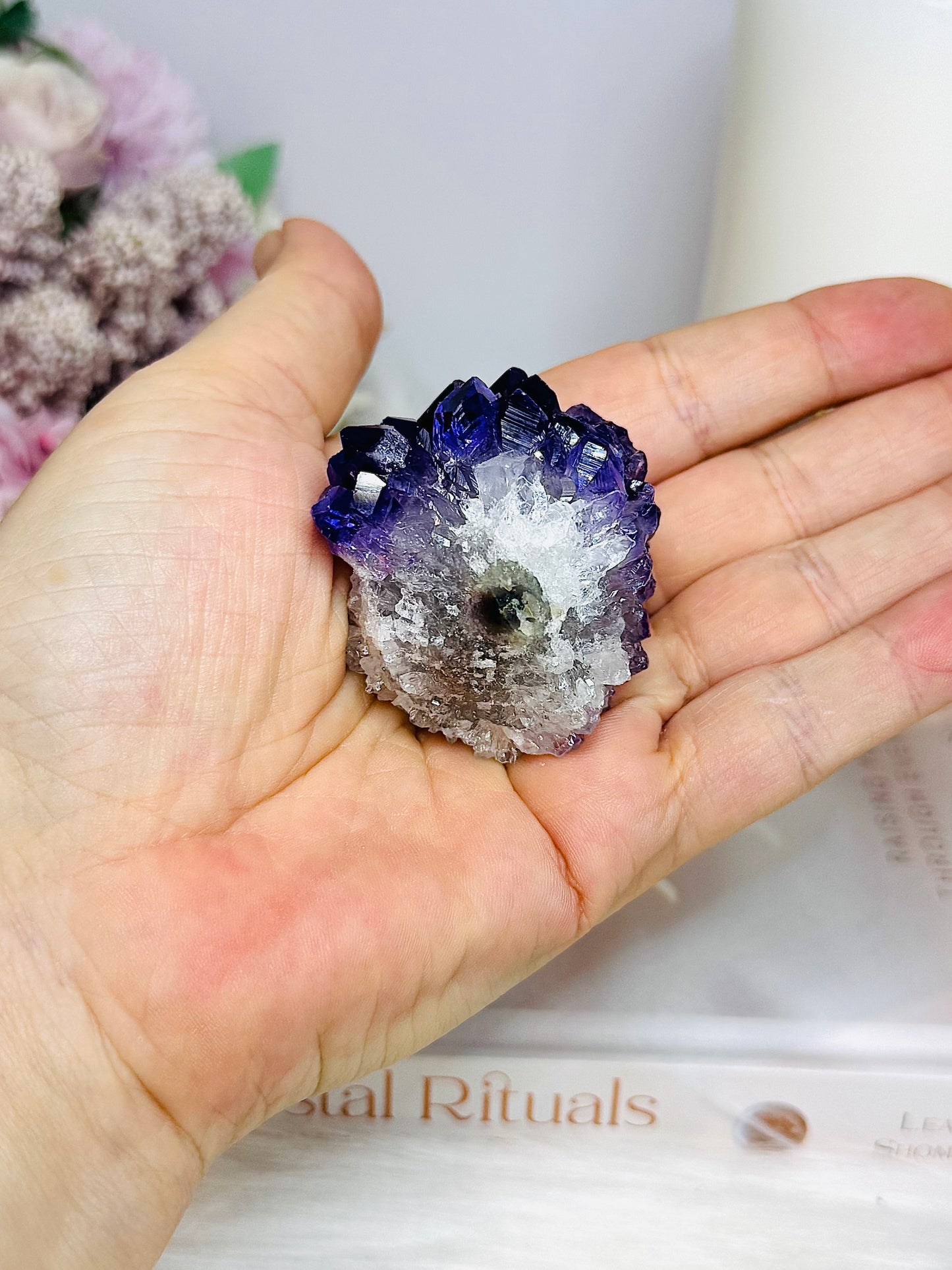 Natural High Grade Stalactite Amethyst Cluster