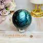 Large Labradorite Sphere on Stand 414g