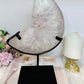 Huge Amethyst Carved Druzy Moon On Custom Stand 2.2KG 28cm (Inc stand)