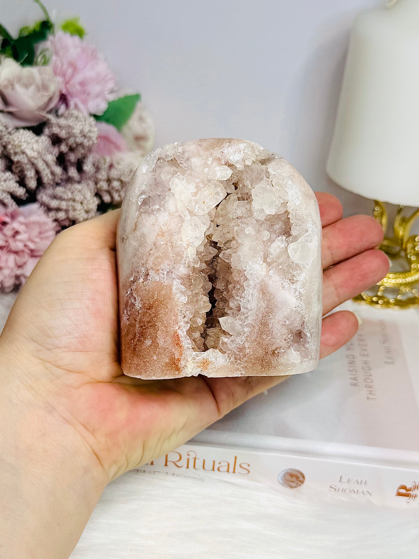 Chunky Pink Amethyst Druzy Freeform 8cm 529g