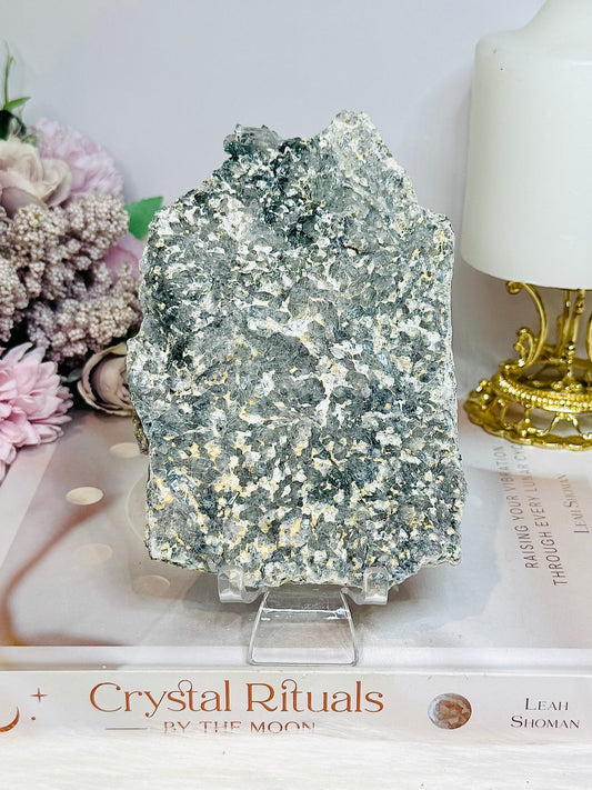 Natural Zeolite Slab | Flower Amethyst 15cm