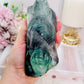 Absolutely Incredible Large 1.05KG Fabulous Fluorite Dinosaur Hand Carving