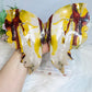Huge Mookaite Jasper Druzy Wings on Stand 29.5cm