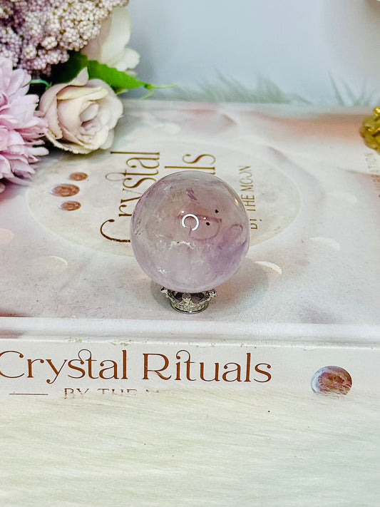 Small Amethyst Sphere on Stand