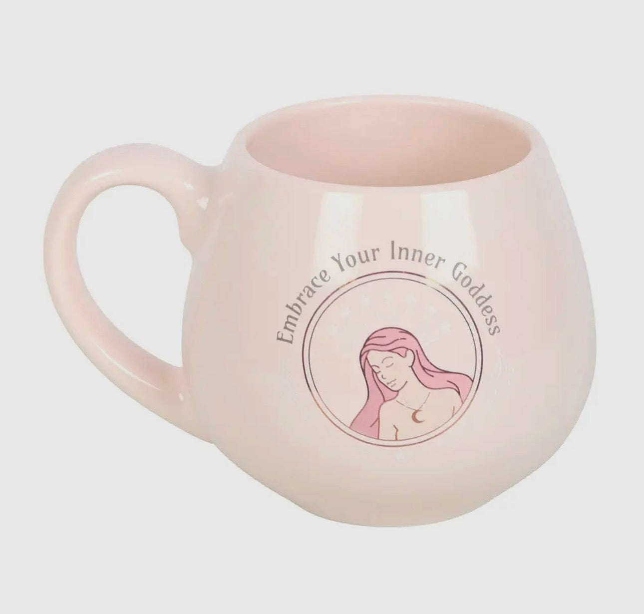 Inner Goddess Rounded Large Ceramic Mug