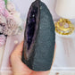 High Grade Divine Deep Purple Large Amethyst Cathedral From Brazil 703grams 14cm