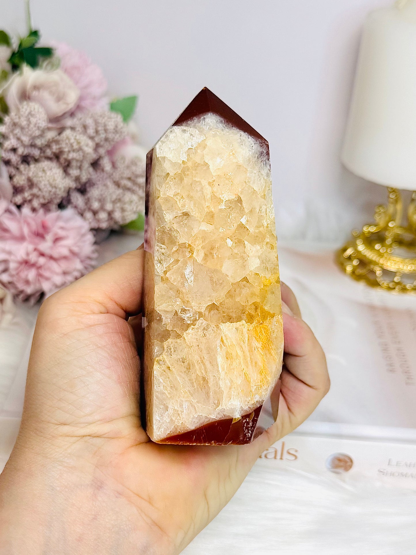 Chunky Carnelian Tower 11.5cm 393g