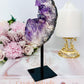 Supports Anxiety & Addiction ~ Amazing Large 17cm 418gram Druzy Amethyst Natural Cluster On Stand