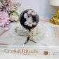 High Grade Blue Flower Agate Sphere on Stand 120g