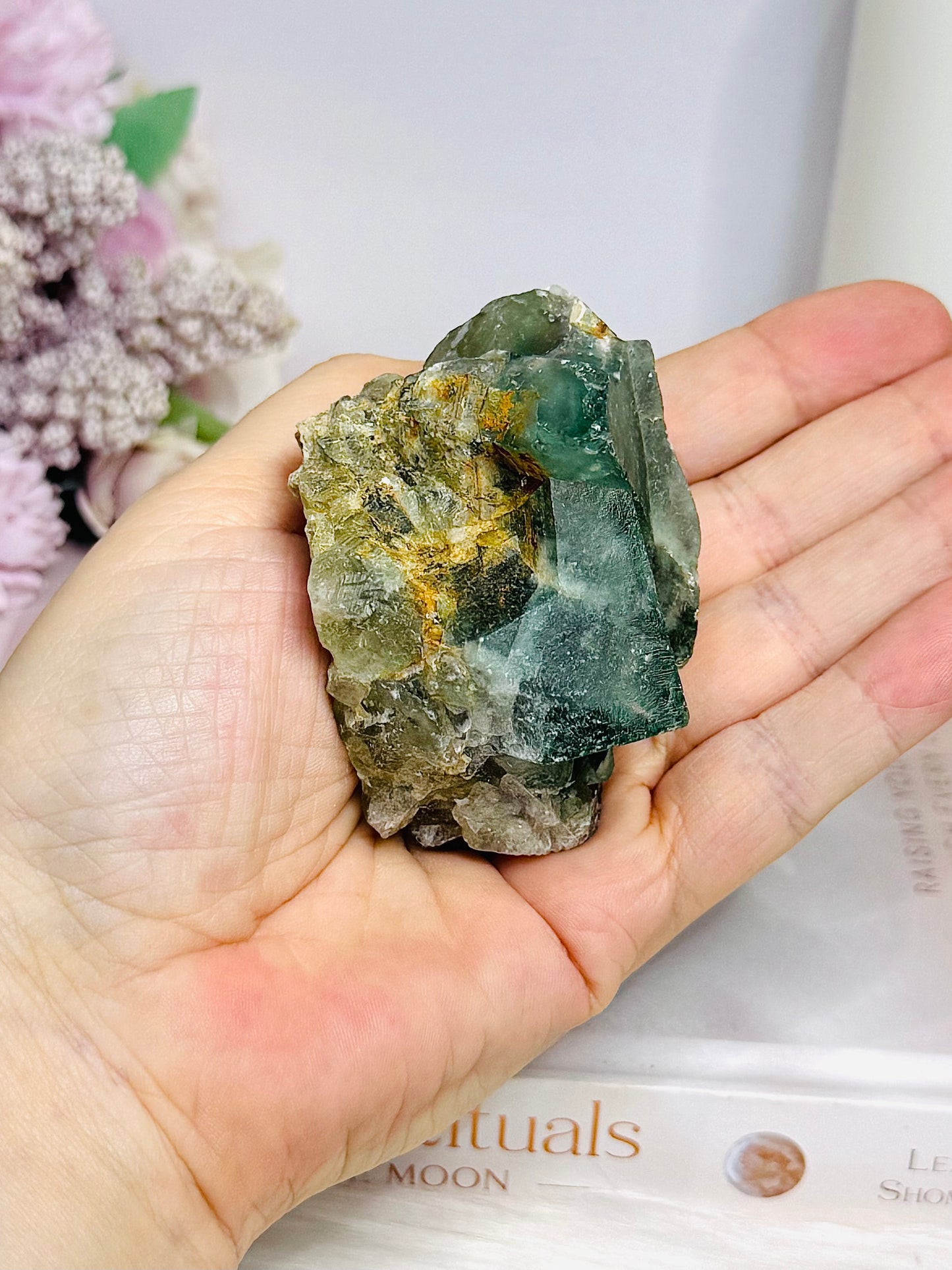 Natural Green Fluorite 184g