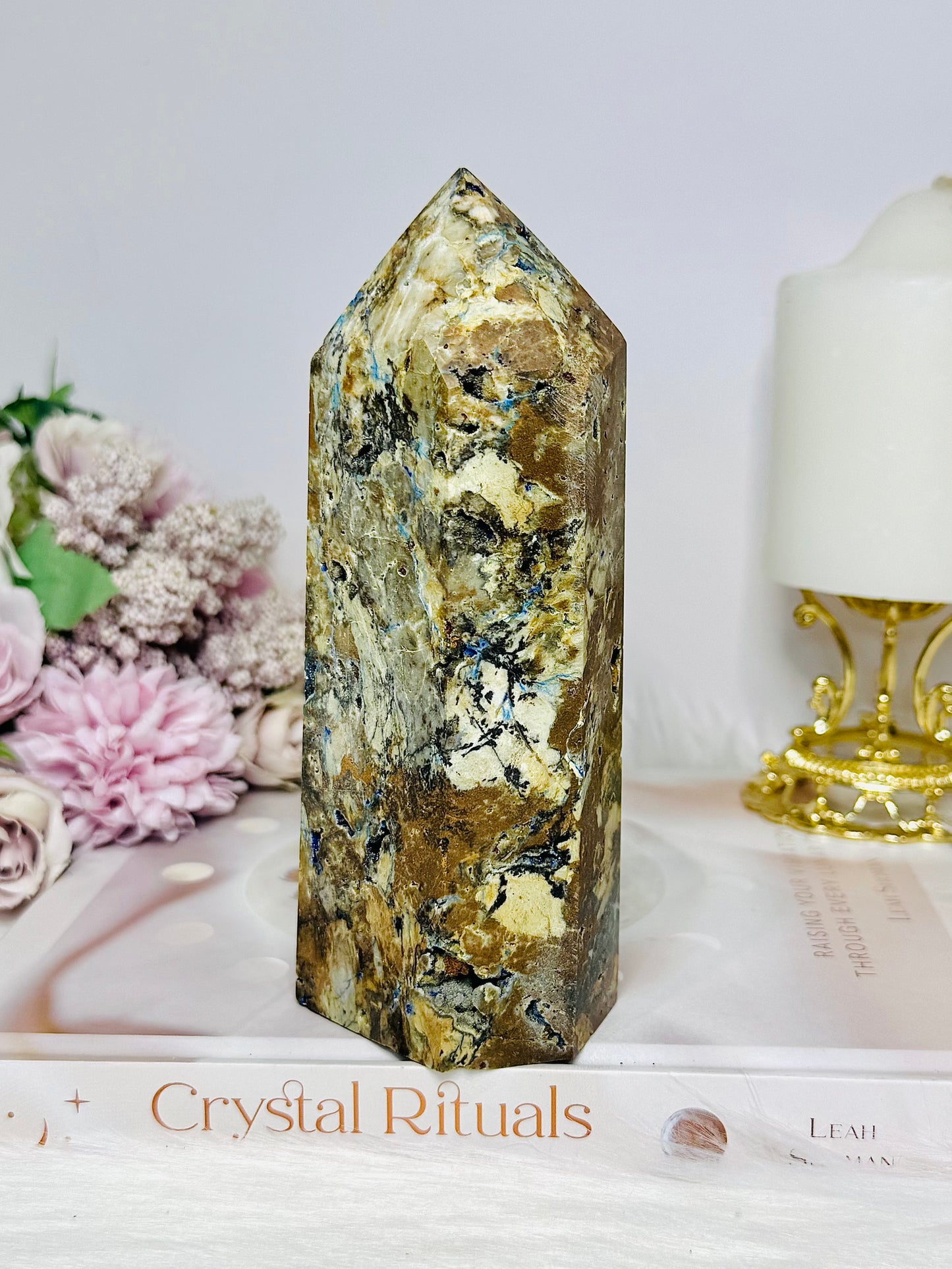 Large Chunky Azurite Tower 15.5cm 688g