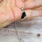 Rare Moldavite Tektite Sterling Silver Pendant & Chain with Certification of Authenticity