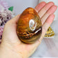 Large Polychrome Jasper Egg on Stand 296g