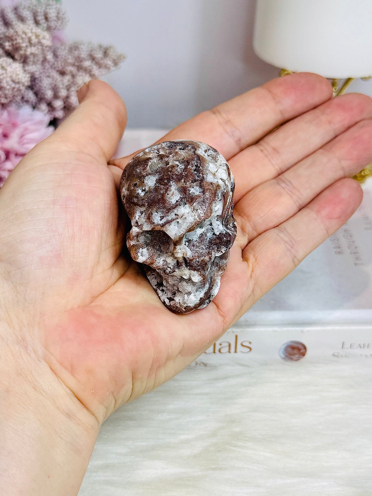 Druzy Sphalerite Skull 6cm