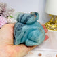 Chunky Blue Sky Quartz Koala Carving 418g