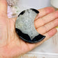 Black Agate Moon 7cm