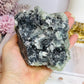 Prehnite with Babingtonite Specimen on Stand 10cm 528g