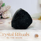 Natural Black Tourmaline Rough 162g