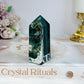 Green Unicorn Jasper Tower 7cm