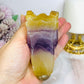 Fluorite Carved Dragon 10.5cm