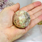 Peach Blossom Tourmaline Sphere On Stand 140g