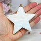 Large Caribbean Calcite Star on Stand 8cm (small chip on one point)