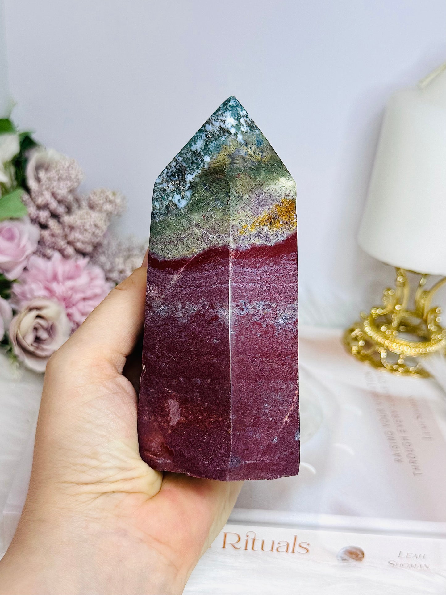 Chunky Ocean Jasper Tower 12.5cm