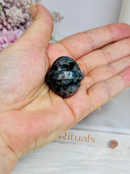 Larvikite Carved Planet