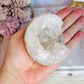 Druzy Flower Agate Egg On Stand 351grams