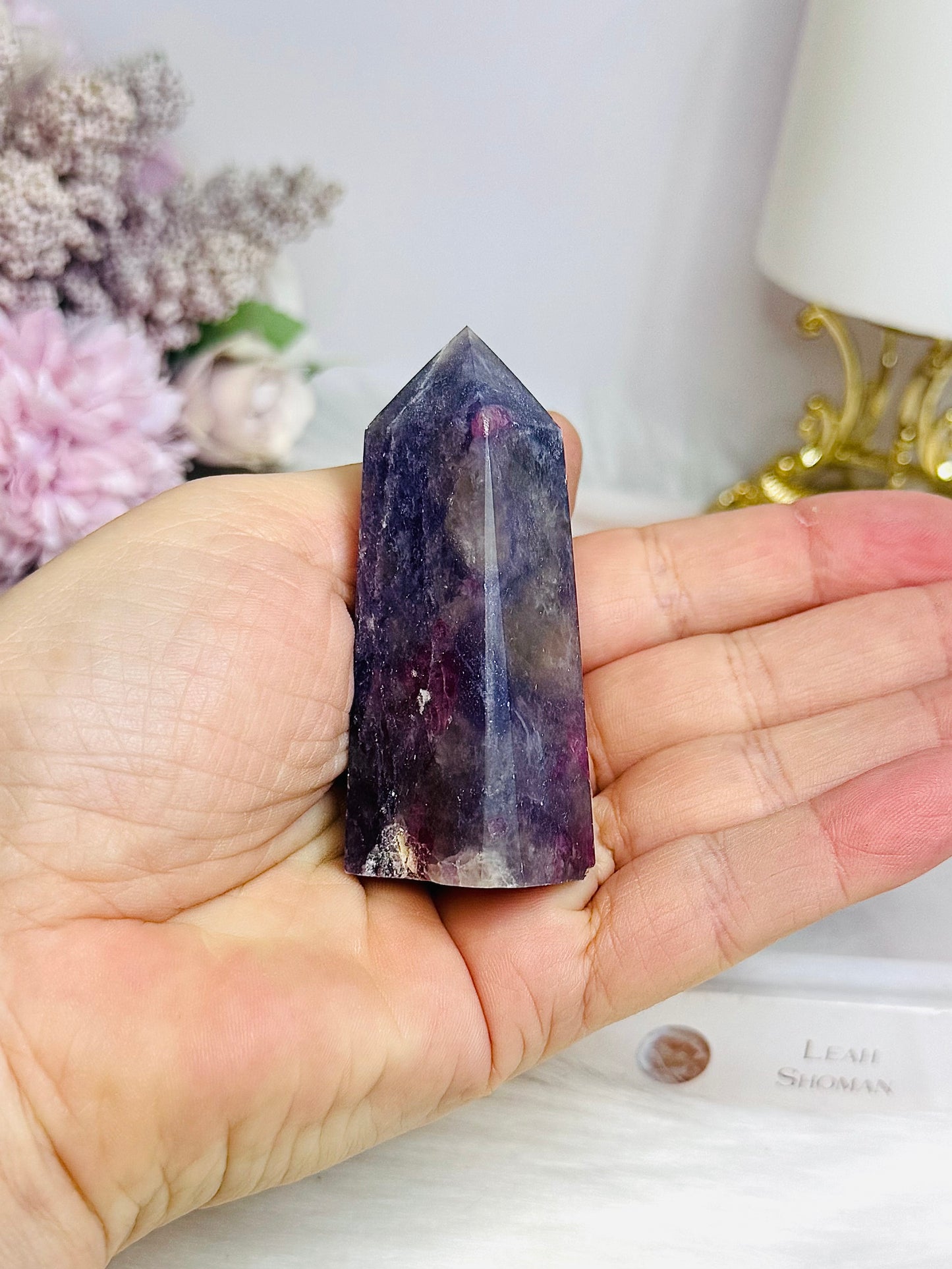 Unicorn Stone | Pegmatite Tower 7cm (chip in back of tower)